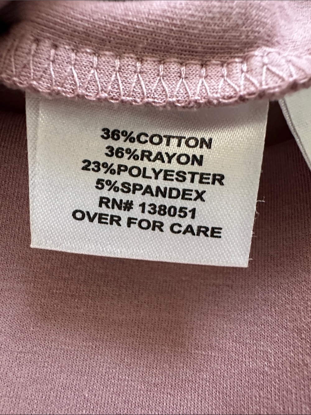NWOT - North River Quarter-Zip Pullover - Dusty Pink - Picture 7 of 8